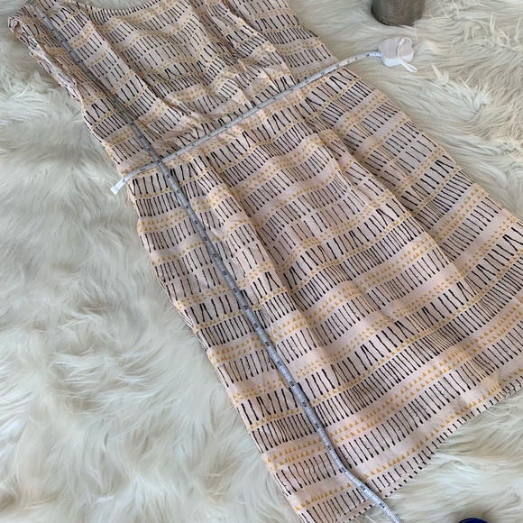 BCBGeneration Open V-Back Peach Multi Mini Dress - Picture 7 of 8